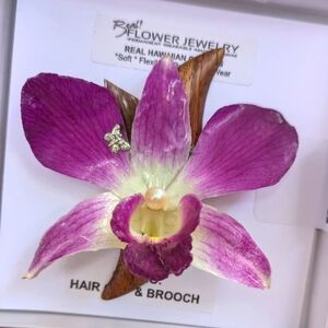 Real Orchid Flower Jewelry